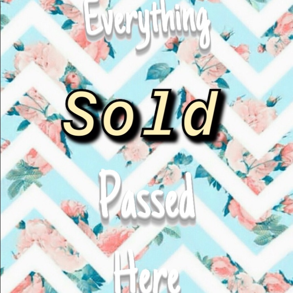 Everything sold past this point